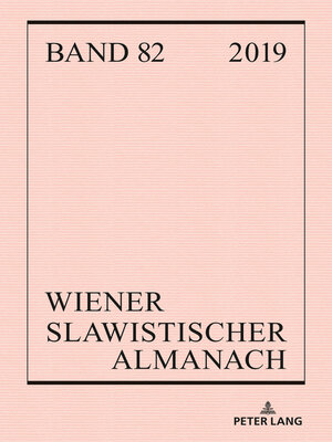 cover image of Wiener Slawistischer Almanach Band 82/2019